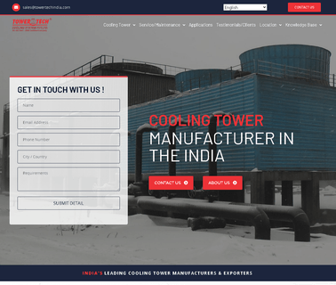 Towertech Cooling System bottle cooling tower