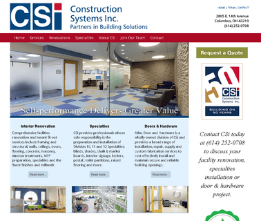 Construction Systems Facilities Renovation Specialties Doors acoustical contractors