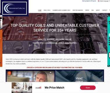 Commercial Coils Inc For Hvac Coil trane heat and air