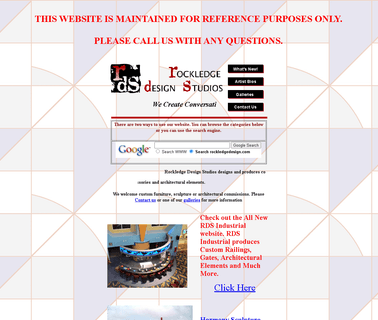 Rockledge Design Studios Home Page design edge