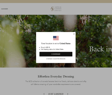 Sophie Cameron-Davies lingerie loungewear