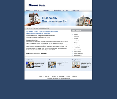 New Homeowner Lists mail management services