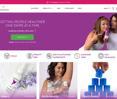 Freedom Natural Deodorant car body parts