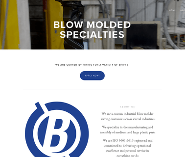 Blow Molded Specialties Blow Molding Custom Plastic Blow Molder blow molding