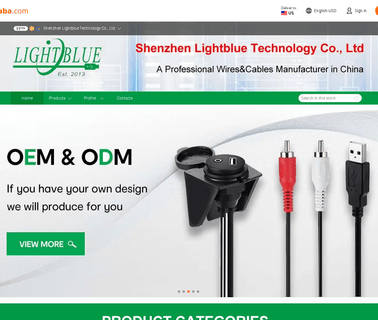 Shenzhen Light Blue Technology usb cable used
