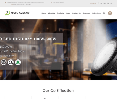 Seven Rainbow Lighting Limited led corn lighting bulb