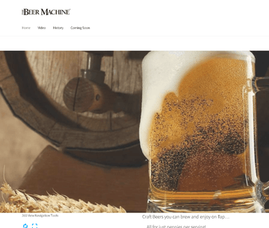 The Beer Machine & Reg Homepage beer machine