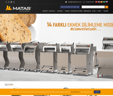 Matas. A.S Food Processing Machines commercial food appliances