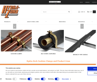Hydra-Zorb Co fasteners vibration