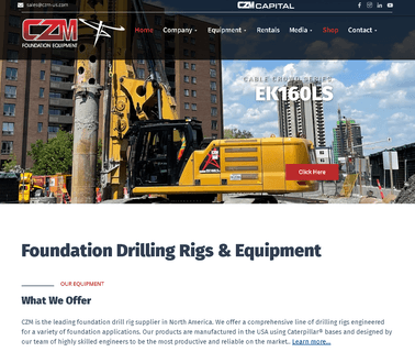 Czm Foundation Equipment components innovative