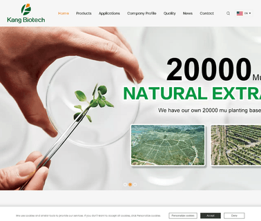 Hunan Kangbiotech Co, Ttd herbal extract plant