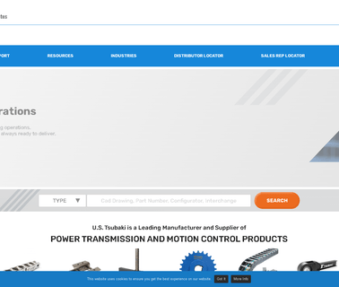 U.S. Tsubaki Power Transmission,  dairy machinery