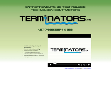 The Terminators Technology Contractors network servers