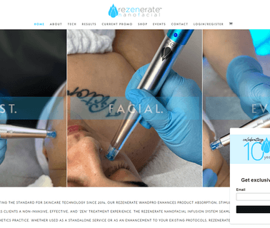 Home - Rezenerate cleanser facial