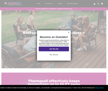Thermacell Repellents wholesale lightweight