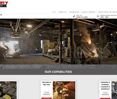 Acme Foundry iron pots