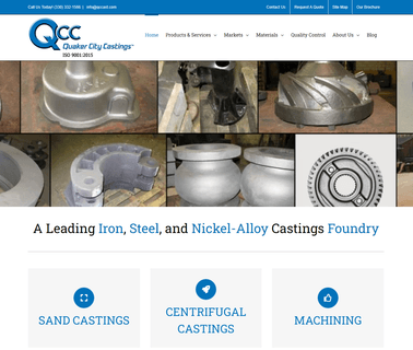 Quaker City Castings Steel Iron and Nickel Alloy Foundry alloy nickel
