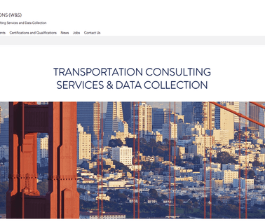W & S Solutions Transportation Consulting & Data Collection embroidery collection