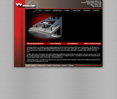 Whallon Machinery case loading machine
