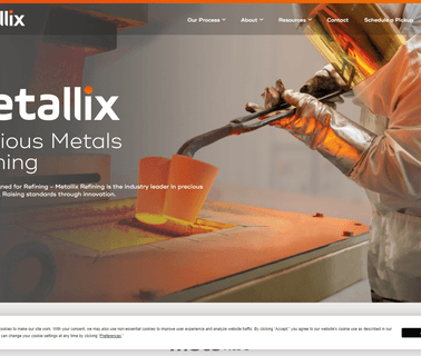 Metallix Refining fine platinum