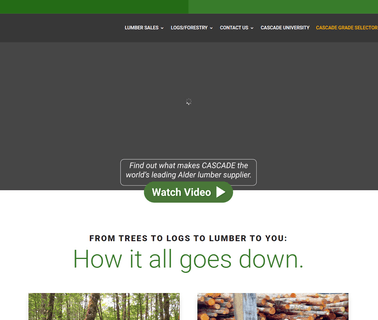Cascade Hardwood Group; Alder and Maple Hardwood grade easy