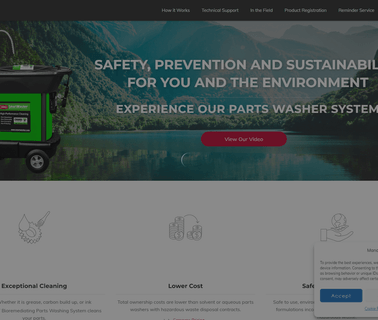 Part Washers and Parts Washer Solutions; Chemfree world market las