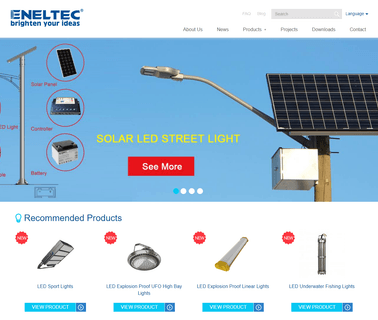 Eneltec Shanghai Lighting Technology led lighting street light