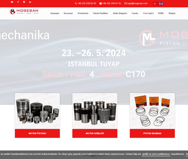 Mogesan Motor Gömlek Piston Sanayi automotive parts piston