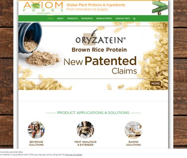 Axiom Foods organic powder