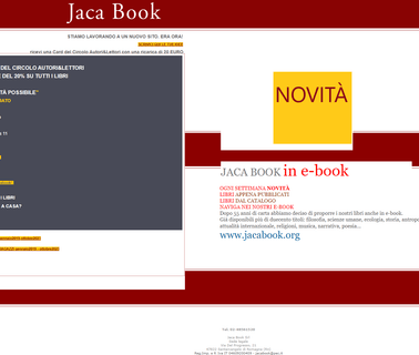 Editoriale Jaca Book S.P.A. fiction documentary