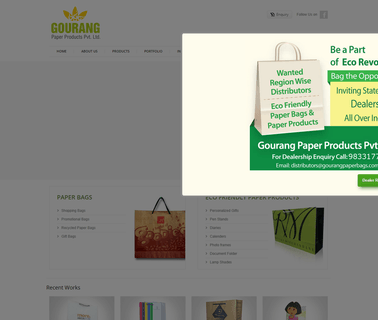 Gourang Paper Products clock picture