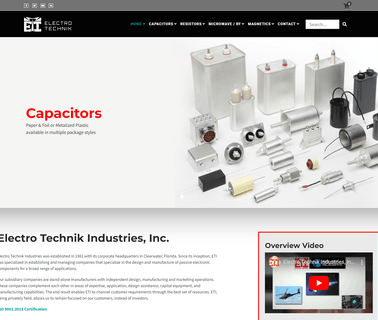 Electro Technik Industries  capacitors components