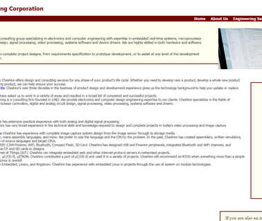 Cheshire Engineering Corporation cctv embedded