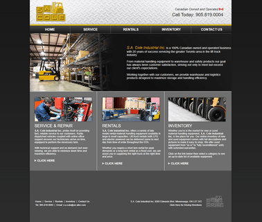 S. A. Cole Industrial | Home | Fork Lift Repair Mississauga tcm lift