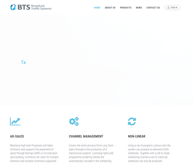 Broadcast Traffic Systems plasma television