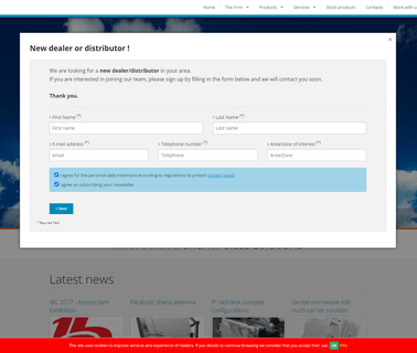 Geritel Giomar broadband service