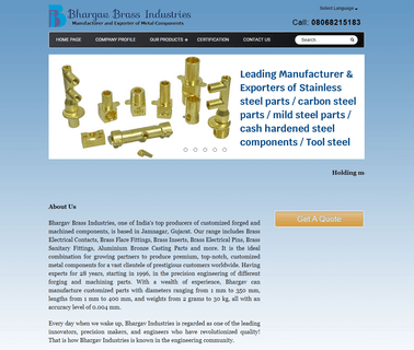 Bhargav Brass Industries adaptors supply