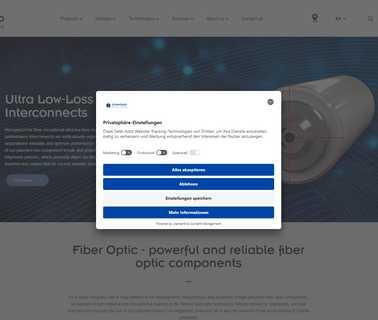 Diamond Usa, fiber connector