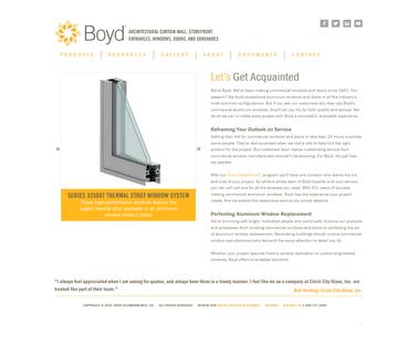 Boyd Aluminum Mfg Co basic metal