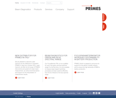 Primes Gmbh active laser