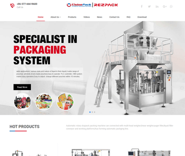 Unionpack International vacuum closing