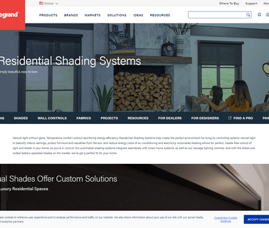 Qmotion Advanced Shading Systems custom home furniture