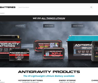 Antigravity Lithium Batteries start starter