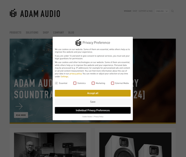 Adam Audio; Professionelle Studiomonitore Aus rabbit furs