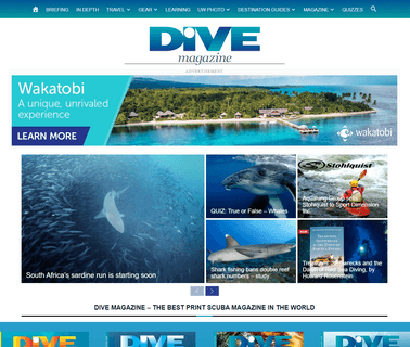 Home - Dive Magazine best scuba