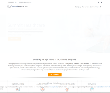 Summit Healthcare interoperability solutions