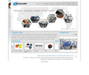 Datacomp Electronics display serving