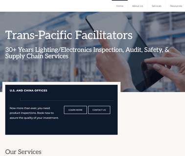 Trans-Pacific Facilitators Hk Ltd. inspections services