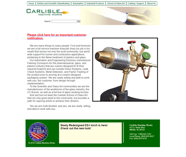Carlisle Machine Works table lighting accessory