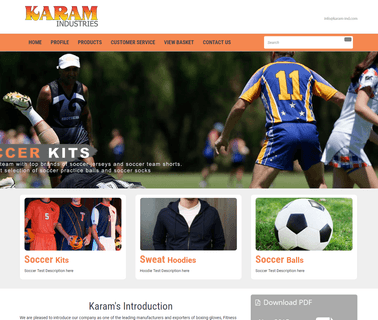 Karam Industries beach apparel